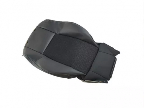 Пассажирское сидение Jeep Compass 11-16 с airbag, механич, подогрев, комбинированное кожа черн, под химчистку