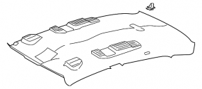 Обшивка потолка Toyota Avalon 13-15 беж без люка