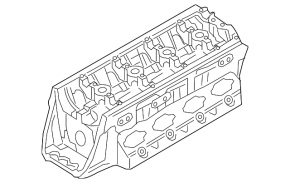 Головка блока цилиндров в сборе Audi Q5 8R 11-12 CAEB 2.0T
