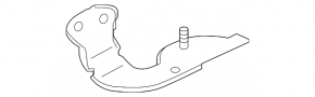 Кронштейн telephone Antenna Booster Amplifier задний левый Audi Q8 19-26