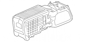 Консоль центральная подлокотник и подстаканники Honda CRV 12-14 беж