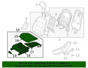 Водительское сидение Hyundai Elantra AD 19-20 без airbag, механическое, ткань серая