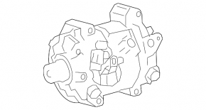 Компрессор кондиционера Toyota Sienna 17-20 3.5