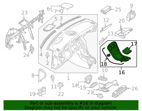 Накладка центральной консоли Mercedes C-class W205 15-21 черная
