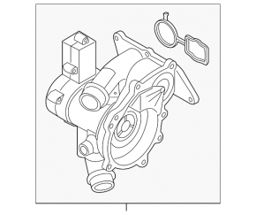 Помпа водяная Audi A3 22-26