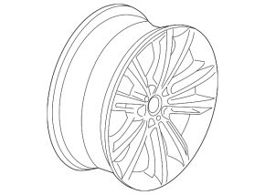 Roată de 20 de inci, stilul 464, BMW 5 F10 09-17, 8.5x20