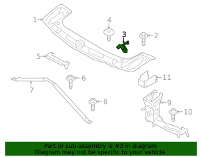 Крепление фары верхнее левое BMW 2 F22 14-21