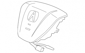 Подушка безопасности airbag в руль водительская Acura MDX 07-09
