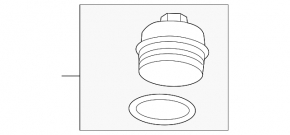 Крышка корпуса масляного фильтра Buick Encore 13-20 LUV, UFI
