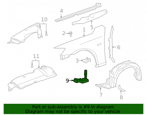 Conductă de admisie aer Lexus IS250 IS350 09-10