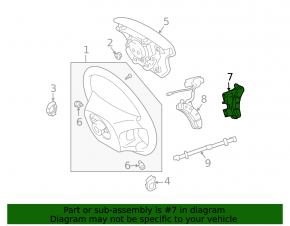 Кнопки управления на руле правые Lexus GX470 03-04