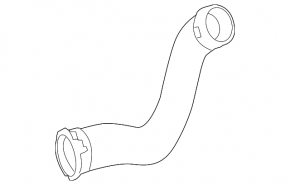 Патрубок интеркулера правый Mercedes W212 11-13 3.0T