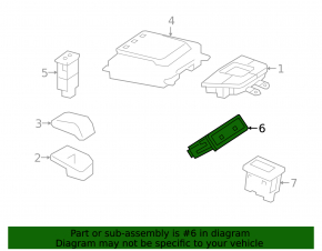 USB HUB Mercedes H247 GLA 20-23 центральный, 1 type-C