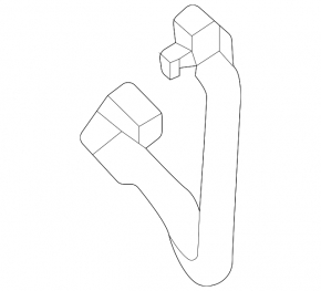 Conductă de răcire inferioară Volvo XC60 22-25 B5, B6