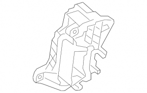 Кронштейн блоков подторпедный Toyota Prius 30 10-15