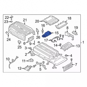 Battery power relay box Ford Fusion mk5 13-20 hybrid