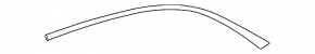 Молдинг двери верхний задний левый Chevrolet Malibu 13-15