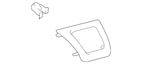 Накладка на шифтер кпп дерево Lexus RX300 RX330 RX350 RX400h 04-09