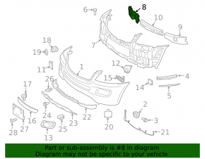 Amortizor bara față dreapta Mercedes W164 ML 06-11