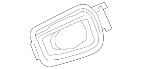 Корпус лючка бензобака BMW 8 G16 20-25