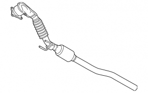 Tubul de admisie cu catalizator pentru VW Beetle 12-13 2.0T