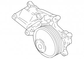Pompă de apă BMW X5 F15 14-18 N57