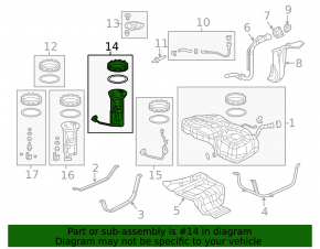 Топливный насос бензонасос Honda CRV 15-16 2.4