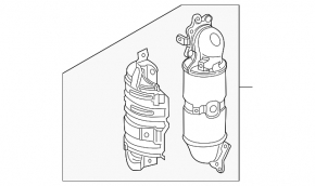 Катализатор Honda Accord 18-22 1.5T