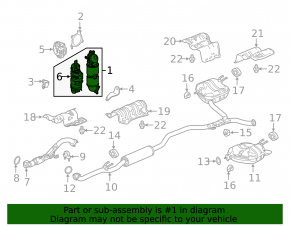 Катализатор Honda Accord 18-22 1.5T
