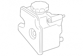 Бачок ГУР Mercedes W164 ML W251 R M272