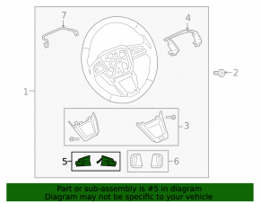 Кнопки управления на руле Audi Q3 83A 19-25