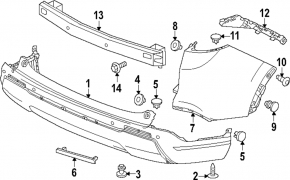 Bara spate dreapta goala Honda CRV 23-