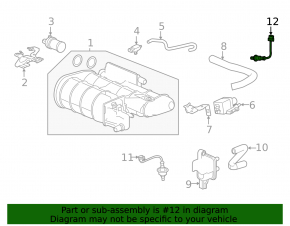 Лямбда-зонд второй Acura TLX 15- 2.4