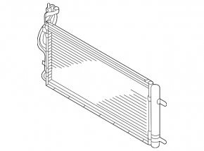 Radiator condensator aer condiționat Kia Seltos 2018-2020 1.6, 2.0