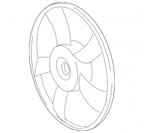 Paletă ventilatorului de răcire stânga Toyota Prius 30 10-15 cu 7 paleți