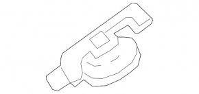 Пищалка передней стойки левая Audi A6 C8 19-25 Bang and Olufsen