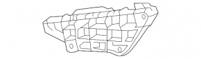 Suport far stânga jos Lexus RX350 RX450 13-15 AVTM