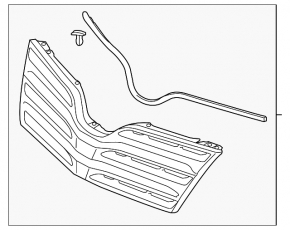 Решетка радиатора grill Toyota Venza 13-15 рест