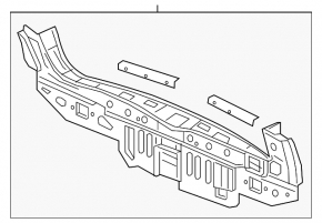 Задняя панель Honda HR-V 16-22