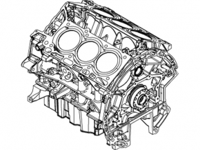 Блок цилиндров Ford Explorer 16-15 3.5 T35PDED под хонинговку цилиндров