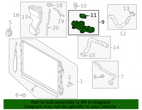 Горловина радиатора Mazda CX-50 23-26 2.5 с крышкой