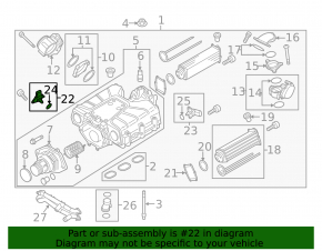 Датчик наддува боковой Audi Q7 4L 10-15 3.0 tfsi
