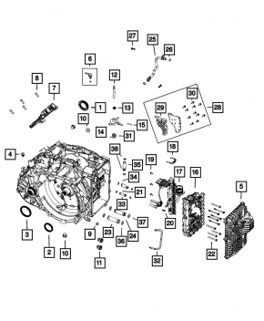 Поддон АКПП Jeep Compass 17-22