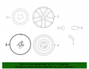 Диск колесный R17 5*114.3 Toyota Camry v50 12-14 usa XLE