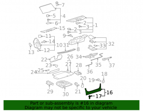 Накладка проема багажника Lexus ES350 07-12