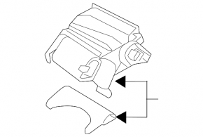 Корпус печки верхняя часть BMW X7 G07 19-26