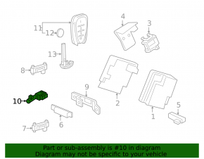 Ignition Anti-theft Module Computer Chevrolet Volt 16-18