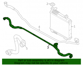 Furtun sistem de răcire BMW 3 G20 20-26 B58