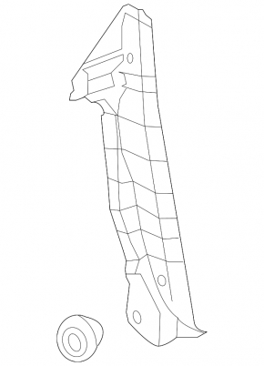 Уплотнитель крыла дверь-крыло правый Honda CRZ 11-16