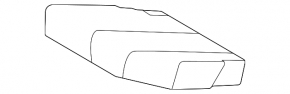 Задний ряд сидений 3 ряд Toyota Sienna 23-26 кожа бежевая